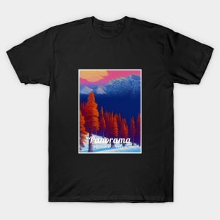 Panorama British Columbia Canada ski T-Shirt